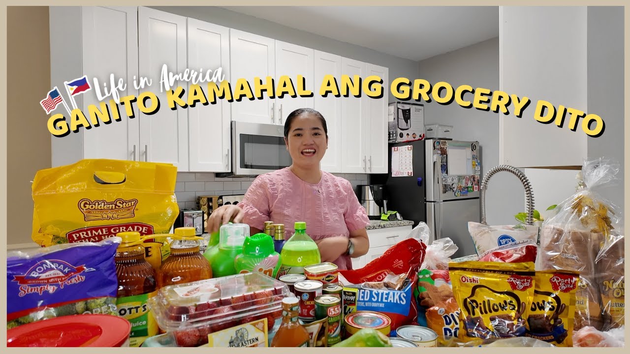 How Much Is 1 Month of Groceries in America? | Filipino Family Haul from Sam’s Club, Walmart & Asian