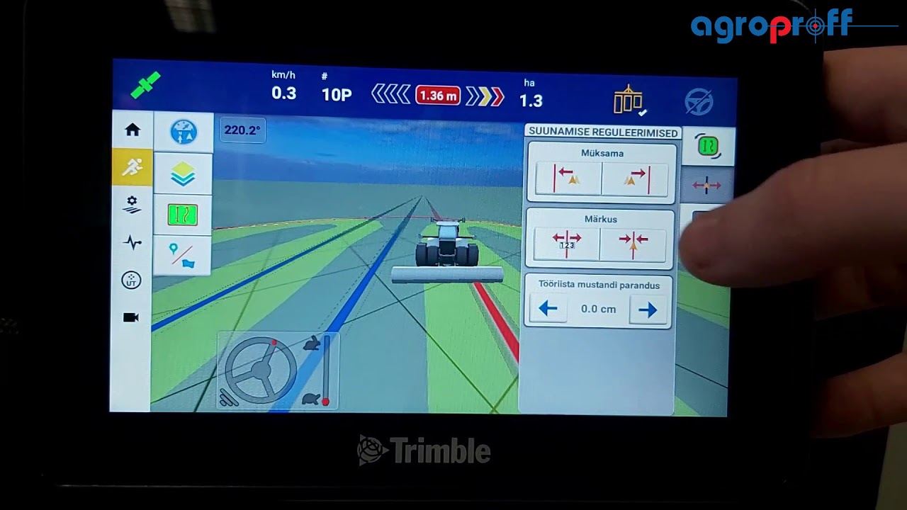 Trimble GFX 350 | Paralleels&otilde;idu seadme &uuml;levaade