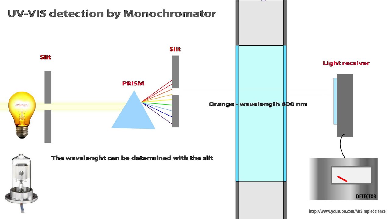 HPLC - UV / VIS detection of analytes Animated
