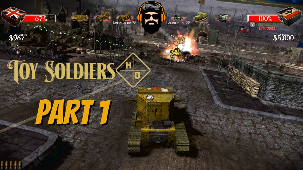 TOY SOLDIERS HD Gameplay - Part 1 (no commentary)