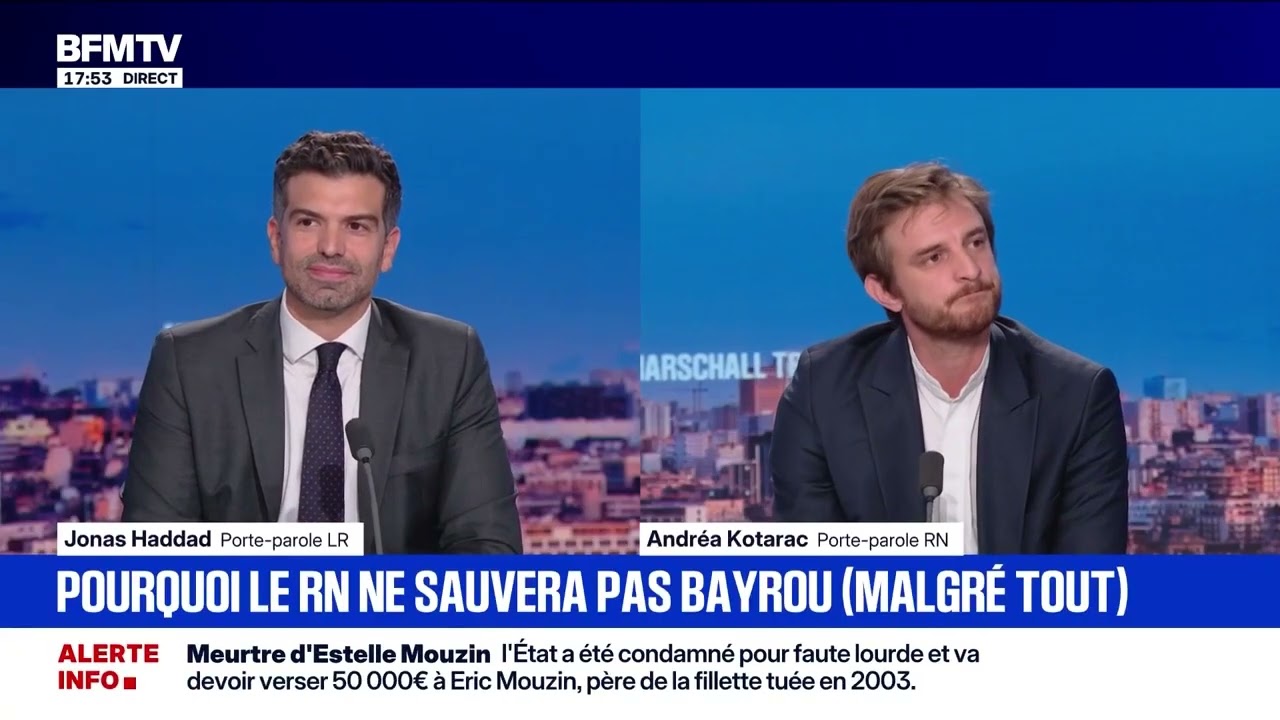 Andréa Kotarac : "L’instabilité est le fruit du « front républicain » !" (BFMTV)