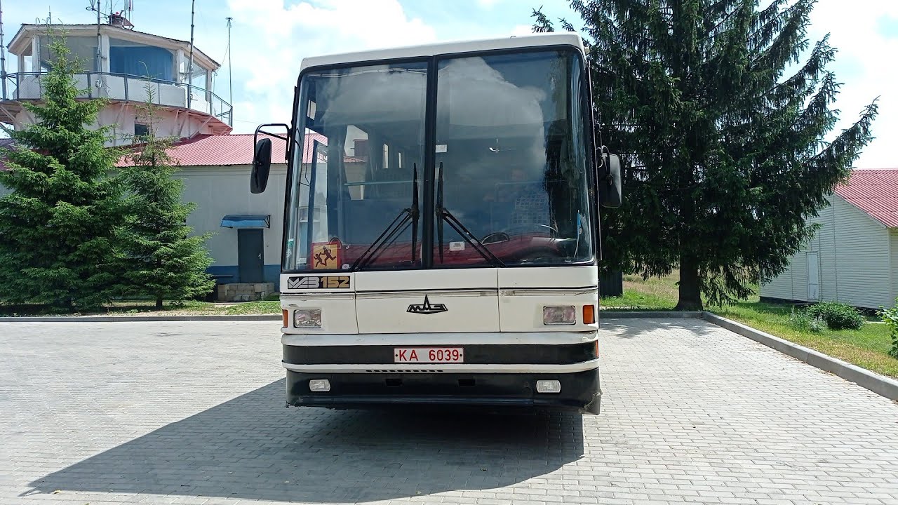 Поездка на автобусе МАЗ-152 (Маршрут: ДДИМ, ДДИМ - Село 19 века)