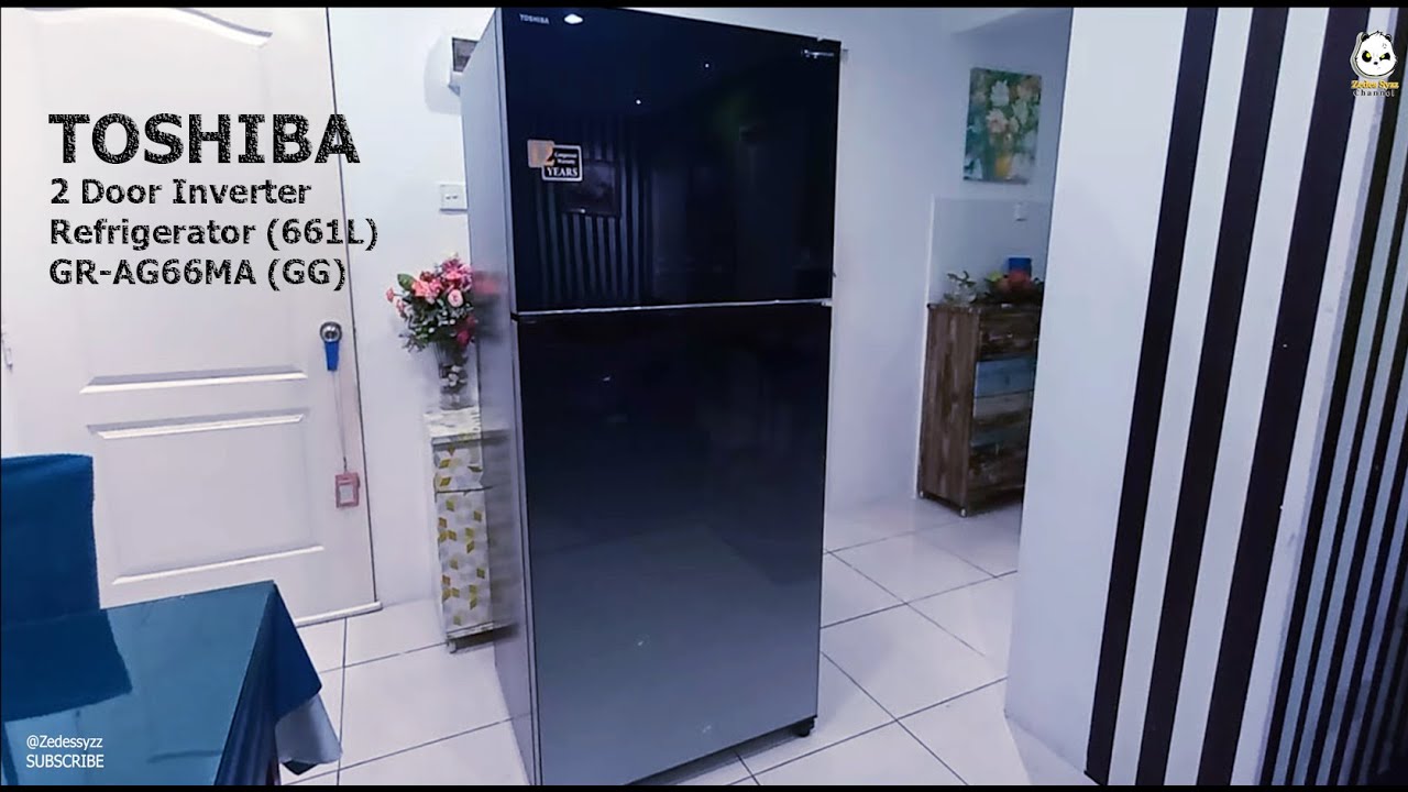 Toshiba Fridge GR-AG66MA(GG) 2-Door Inverter Fridge 2023