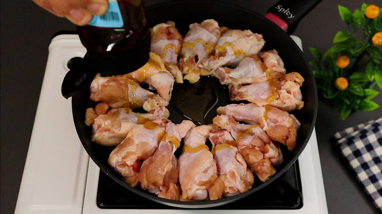 Añada miel a los muslos de pollo y ¡quede impresionado con el resultado!