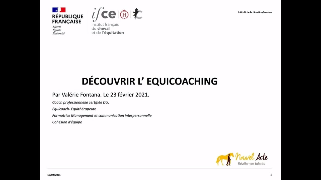 Découvrir l’équicoaching - Valérie Fontana