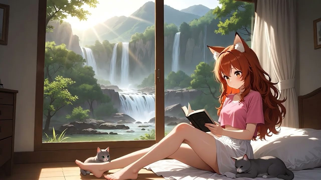 Soft Pages, Softer Paws. 「 Lofi 」 「Guitar 」 Vol.09