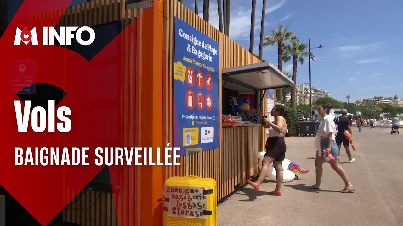 Des casiers sur la plage à Cannes pour lutter contre les vols