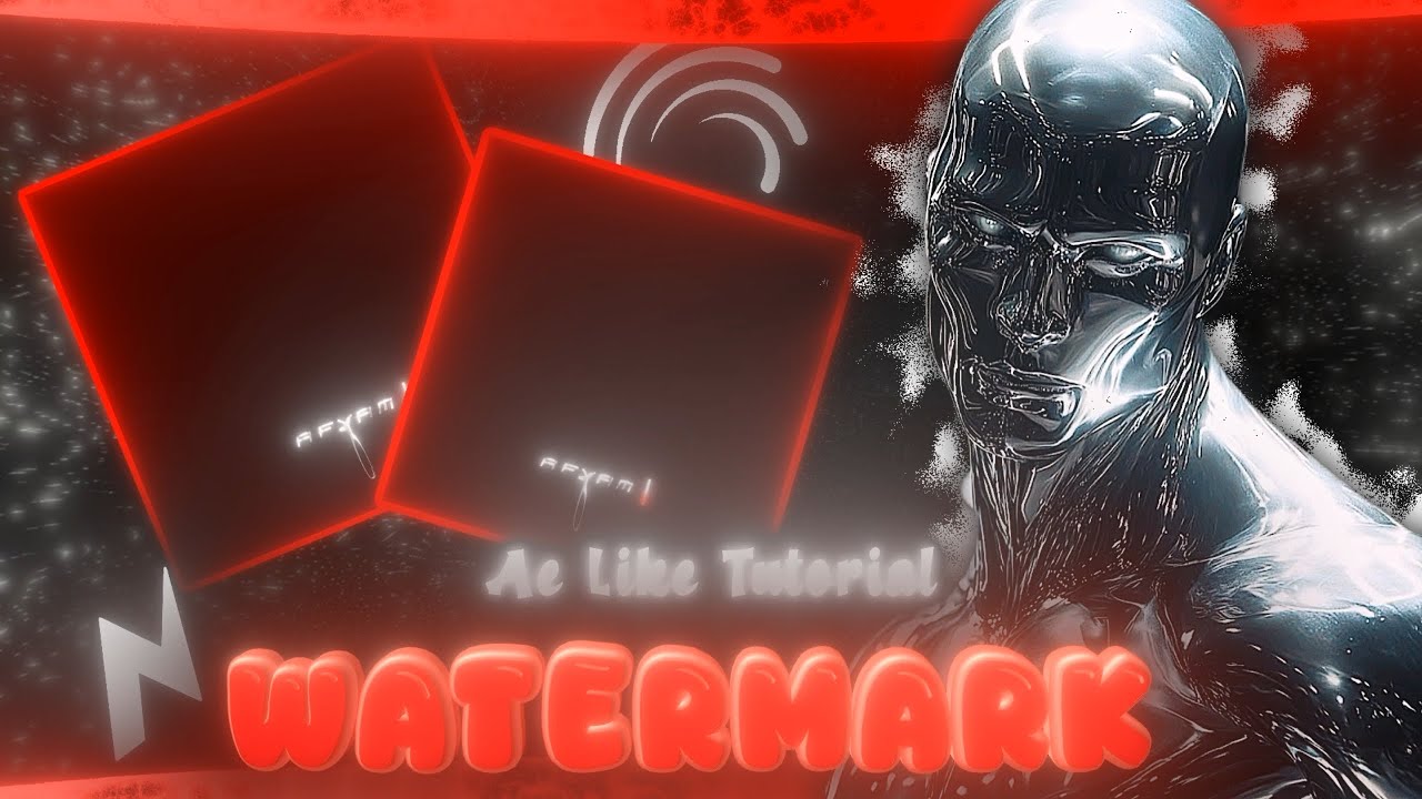 Видеоурок по созданию водяного знака с эффектом свечения в After Effects с использованием Alight ...