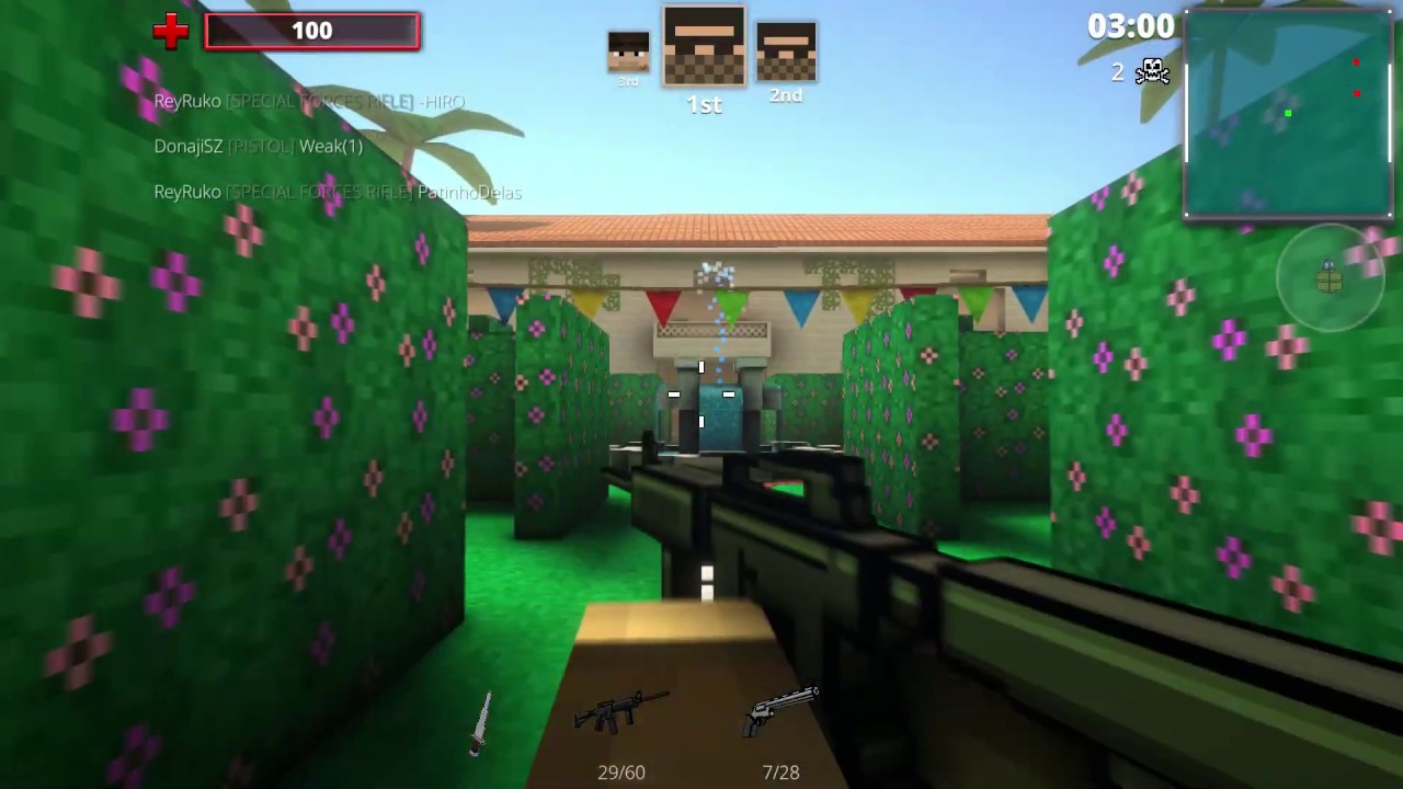 Pixel Strike 3D - Gameplay - Free For All | Gallionic Gaming