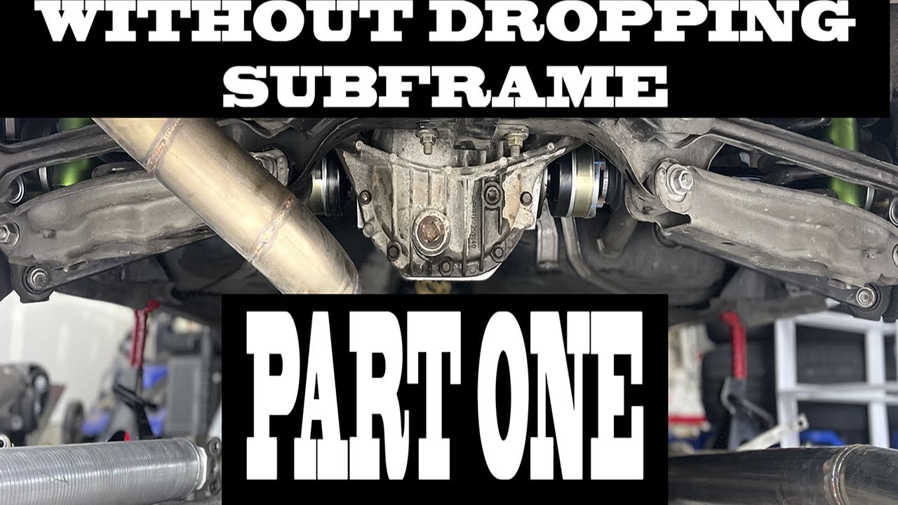 N54 E9X/E8X Ford 8.8 LSD + Rear Subframe Bushings Installation WITHOUT REMOVING SUBFRAME Part 1