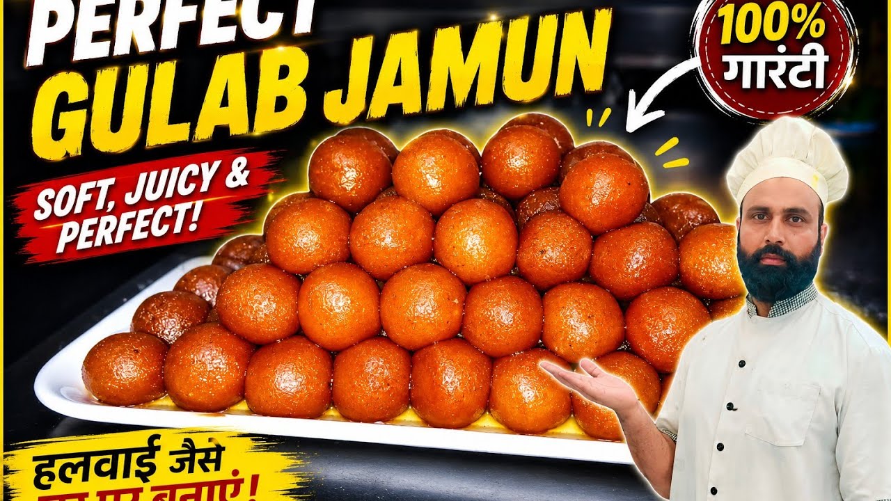 How To Make Delicious Gulab Jamun Recipe | By Chef Ayoub| Dry Milk Powder Se Jaman bBanaien