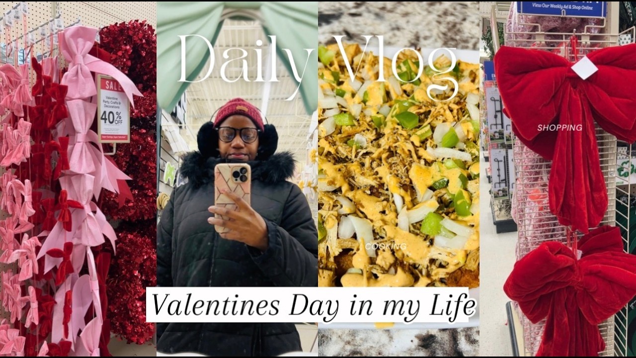 Days in my life USA 🇺🇸 | Valentines  day vlog | cozy snow day | cozy winter day in my life