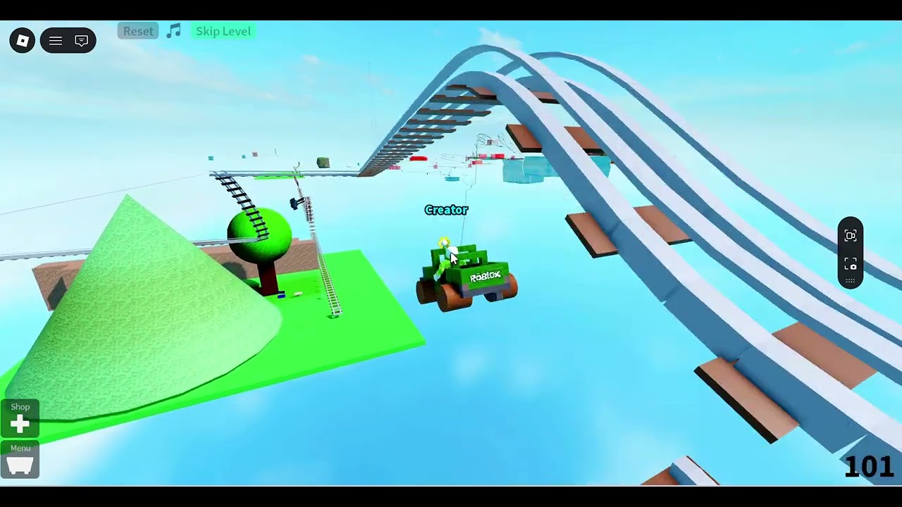 playing create a cart ride but I quit couple mins in the video