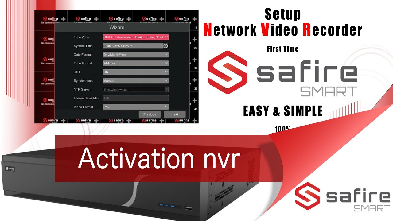 First Time Network Video Recorder Setup EASY & 100% SIMPLE.
