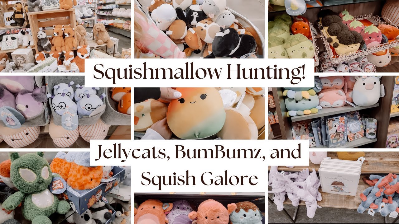 SQUISHMALLOW HUNTING! New Veggies & Fantasy Squad, Cows, Five Below & MORE! PLUS Jellycats & Bumbumz