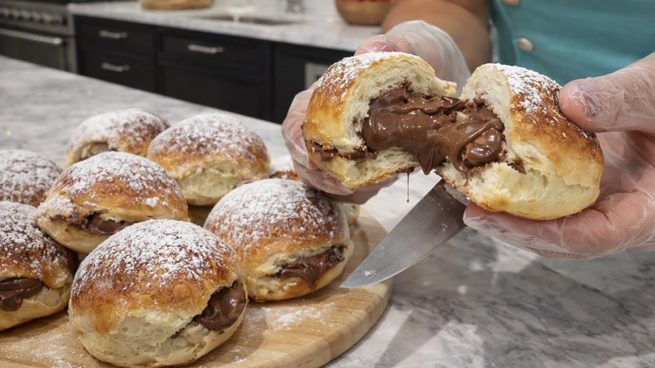 PÃOZINHO COM  NUTELLA QUE VENDE MUITO|#kdeliciacozinha
