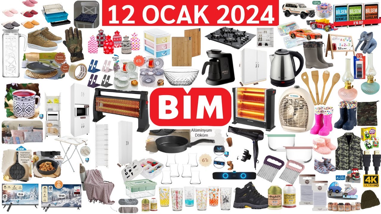 RESMİ KATALOGDAN ✅ | BİM 12 OCAK 2024 | MUTFAK EŞYALARI EV GEREÇLERİ | BİM İNDİRİM | BİM Aktüel