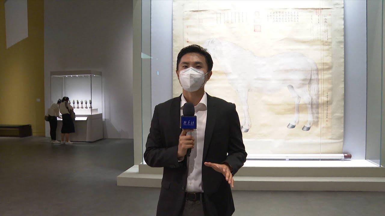 Visiting special exhibition on horse at Hong Kong Palace Museum