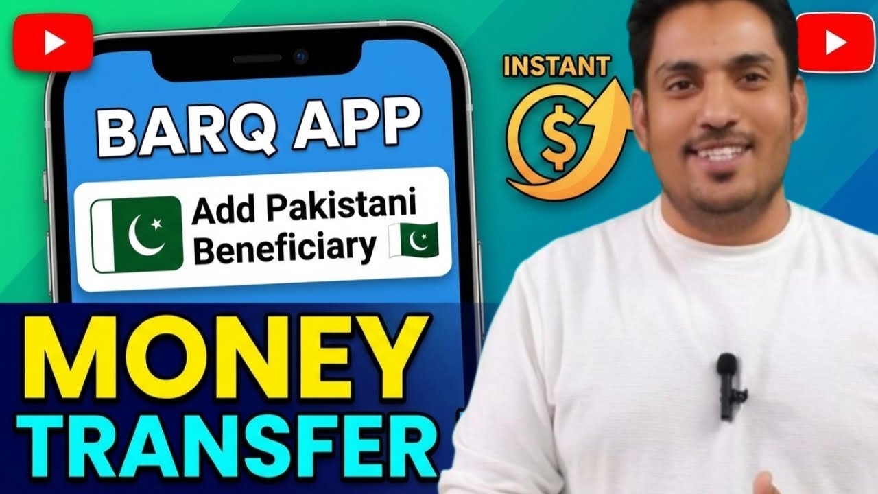 How to Add Pakistani Beneficiary in Barq App | Money Transfer to Pakistan 🇵🇰 #sabuinfo #barq