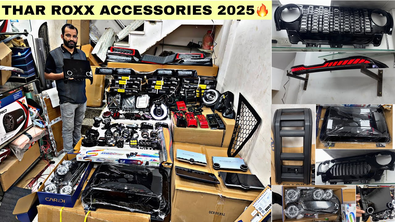 Modified Thar Roxx Accessories 2025 | Thar  Roxx 2025 modification 🤩 Roxx modification with Price  😱