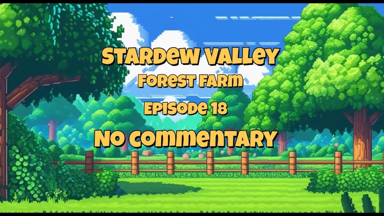 Stardew Valley No Commentary | Episode 18 | Fishing, Mines & First Mastery Choice, Year 2