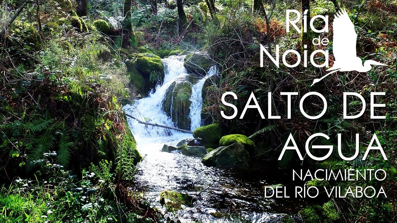 Cascada en el nacimiento del Río Vilaboa (Argalo) en Arxellas (Lousame). Ría de Noia