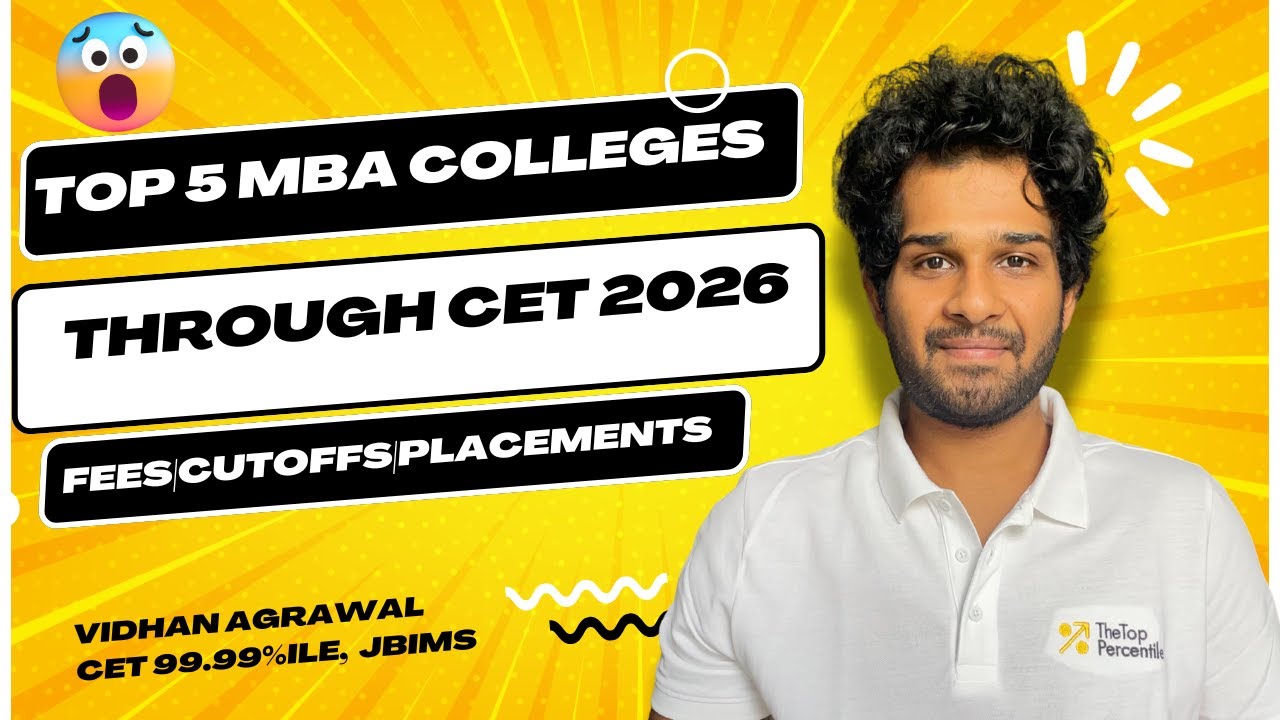 Top 5 MBA Colleges in Mumbai through CET 2026 | Fees, Cutoff & Placement Secrets