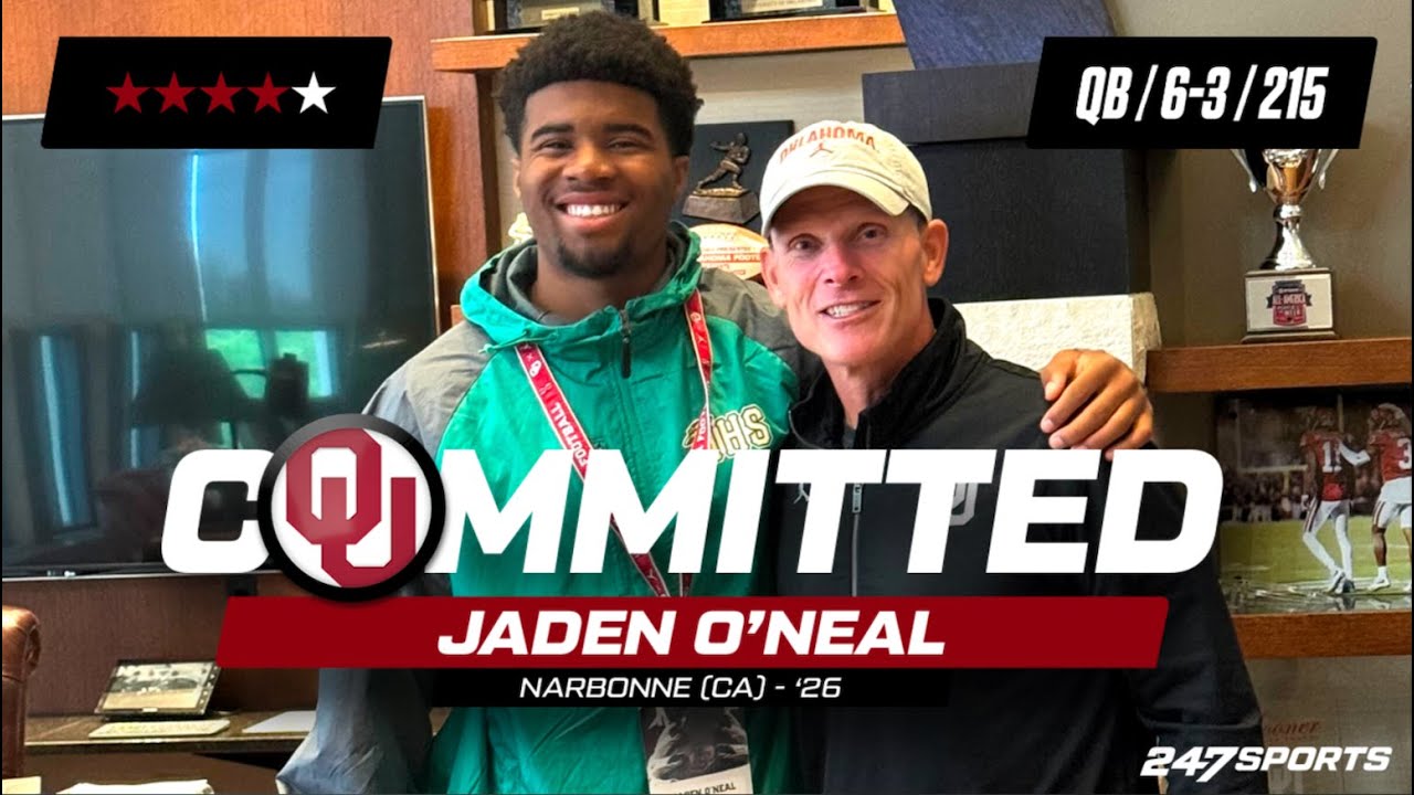 WATCH: 4-star QB Jaden O'Neal commits to Oklahoma Sooners LIVE on 247Sports