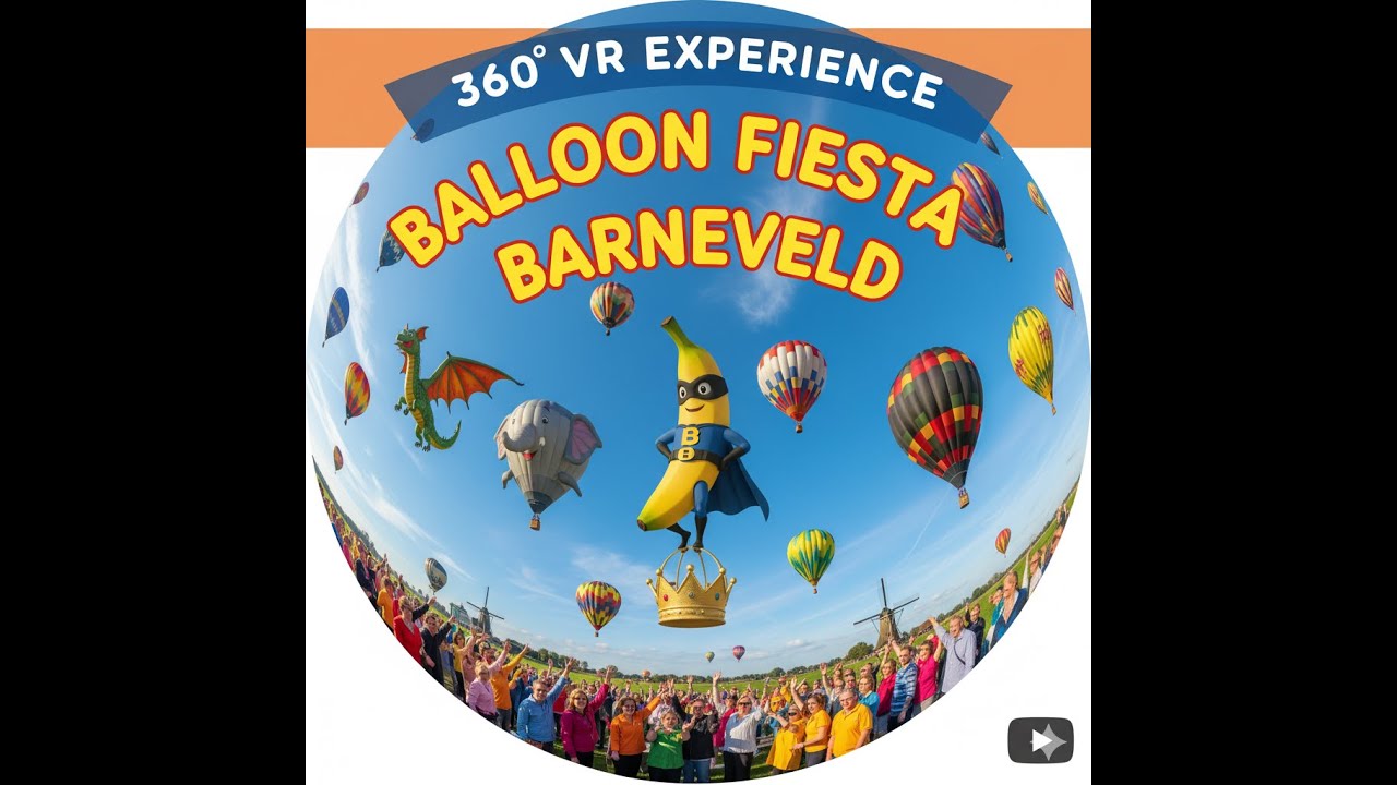 🎈 Balloon Fiesta Barneveld in 360° VR | Hot Air Balloon Festival Experience
