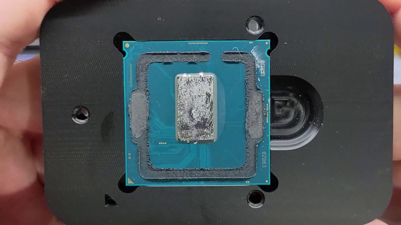 Re-delidding an Intel 8700k processor (one core too hot)