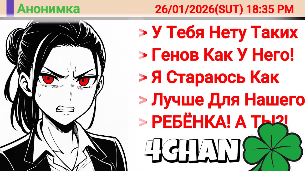 Феминистка СПАЛА С ДРУГИМ Мужчиной Якобы Для Идеальных Генов! Муж Уходит За Хлебом?! | 4chan истории