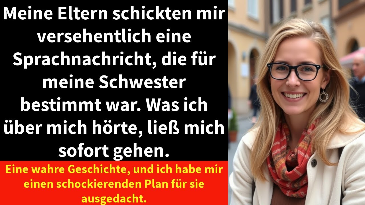 Meine Eltern schickten mir versehentlich eine Sprachnachricht, die f&uuml;r meine Schwester bestimmt war.