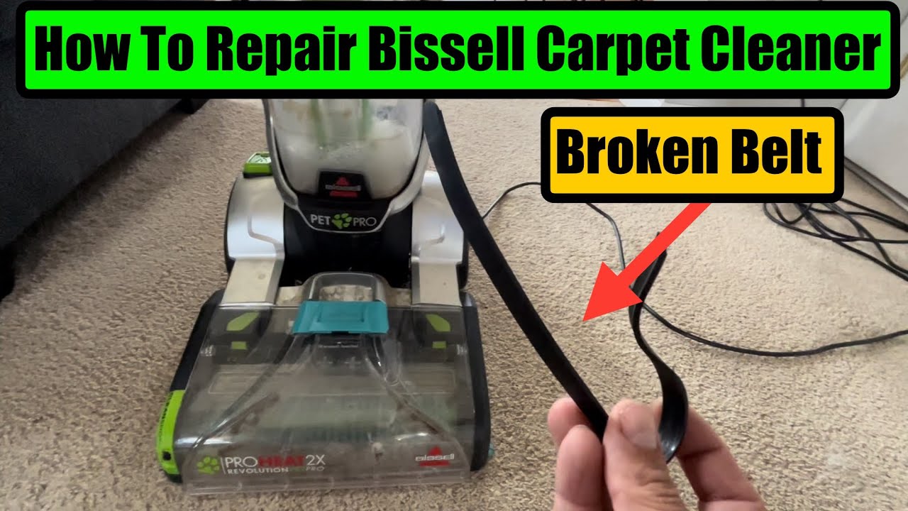 Bissell Carpet Cleaner Repair Broken Belt