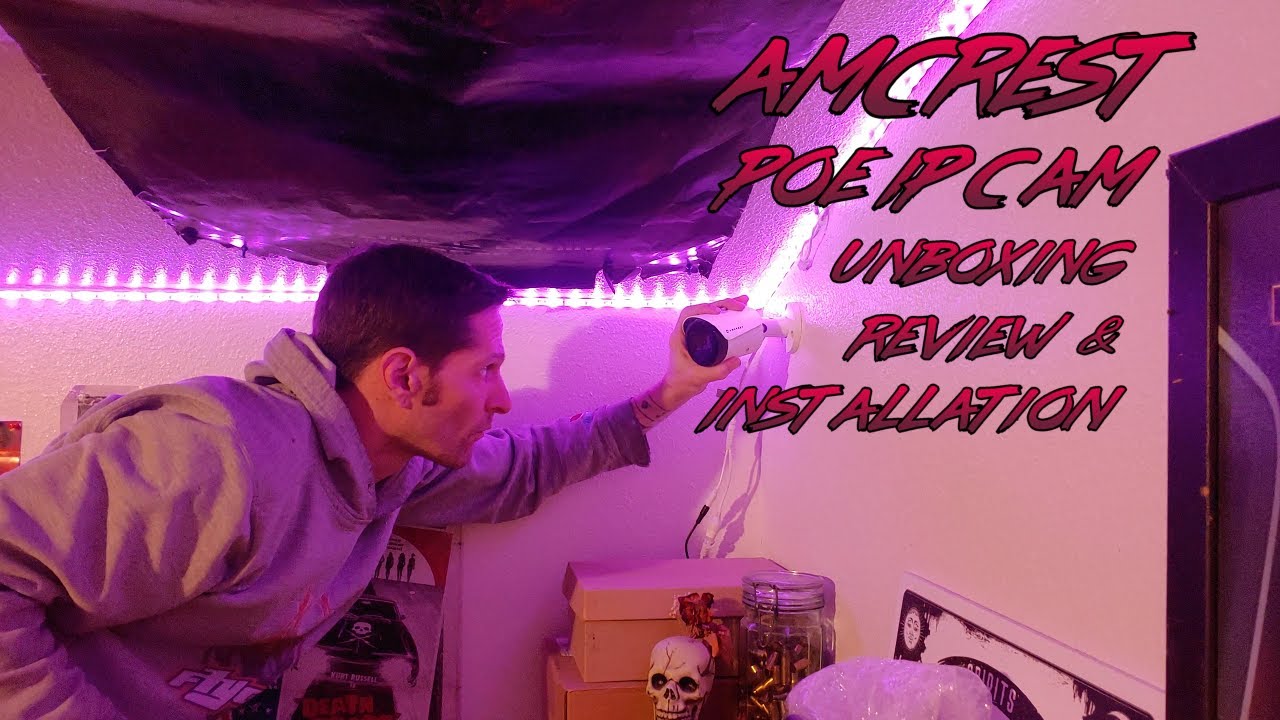 Amcrest 5MP POE IP Bullet Camera Unboxing & Review