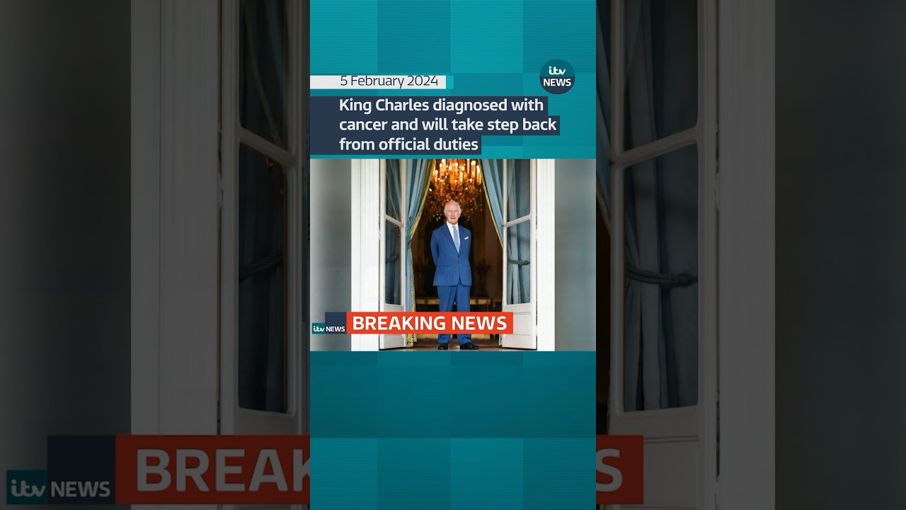 King Charles has been diagnosed with cancer, Buckingham Palace has announced #kingcharles #royals