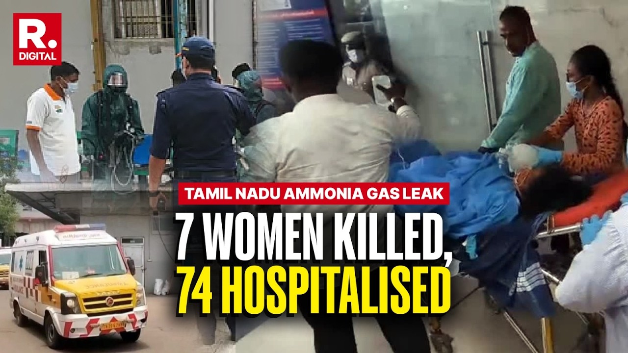 Tamil Nadu Ammonia Gas Leak: 7 Women Killed, 74 Hospitalised In Thiruvallur Factory Tragedy