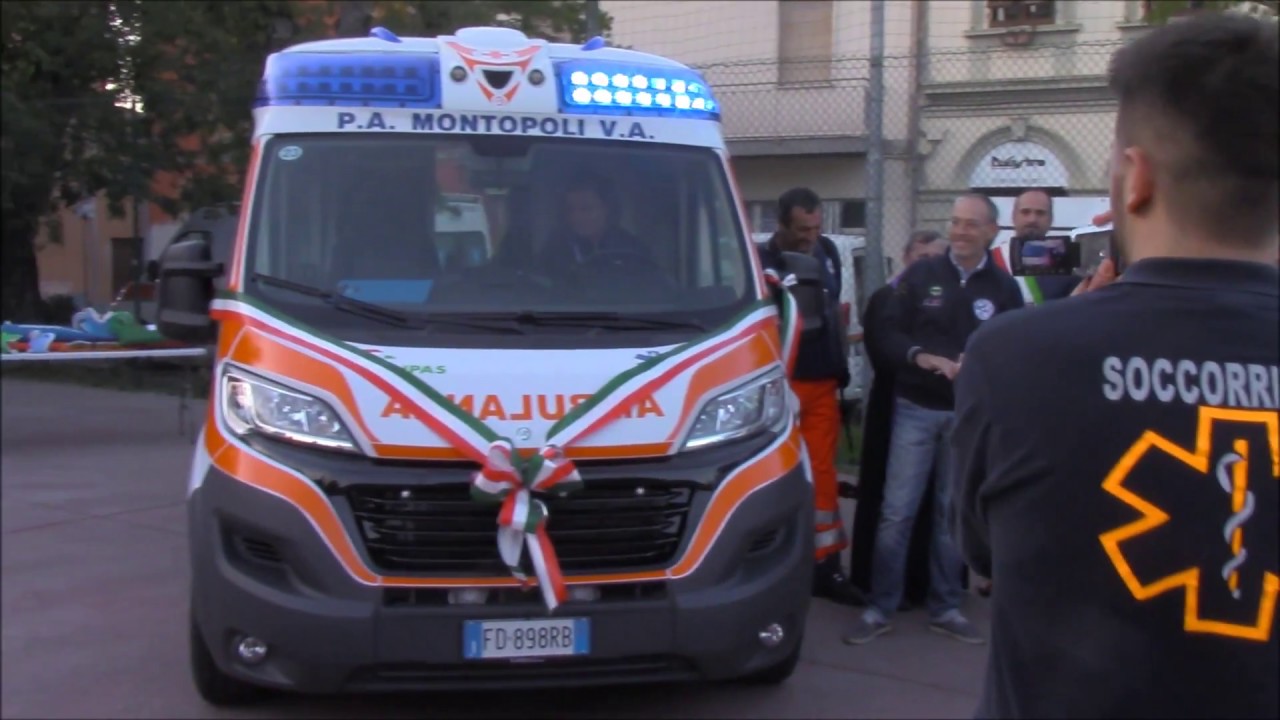 Inaugurazione Nuova Ambulanza Pubblica Assistenza Montopoli Valdarno 2016