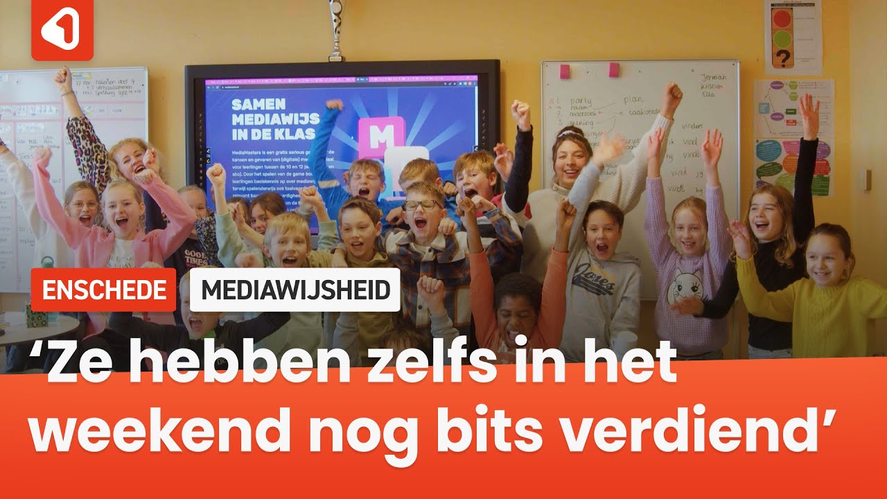 Basisschool Anna van Buren uit Enschede heeft de meest mediawijze klas van heel Overijssel