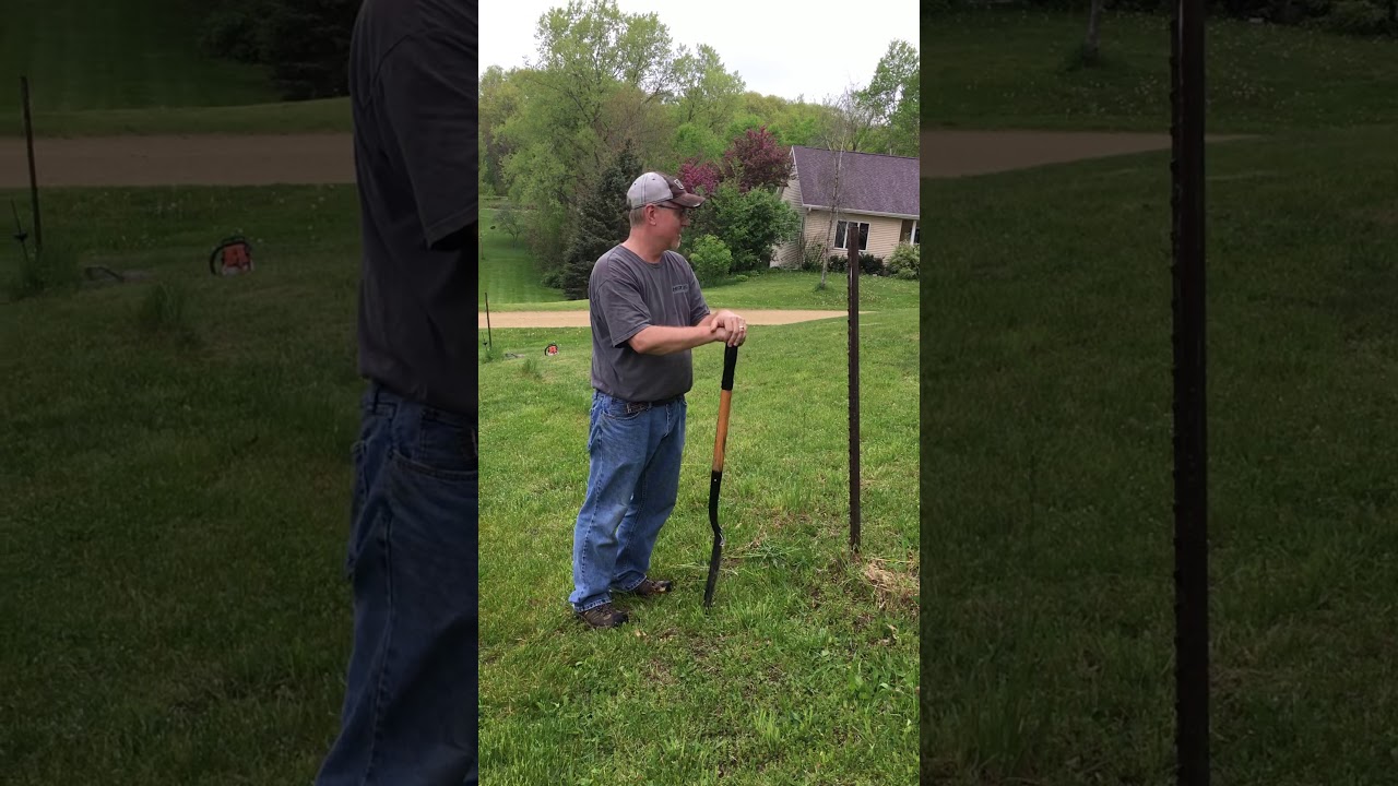 Easy fence post removal with only a shovel