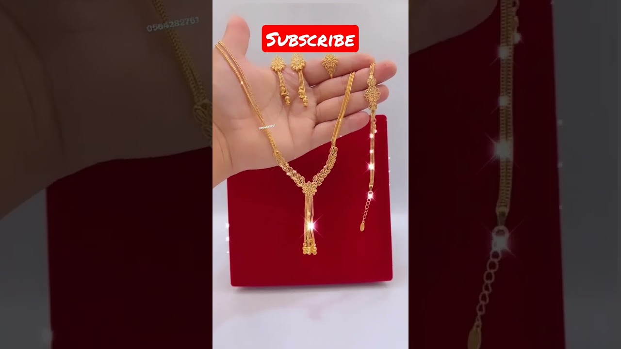 Beautiful gold chain set only 10 gram 😍😍// new  design chain set