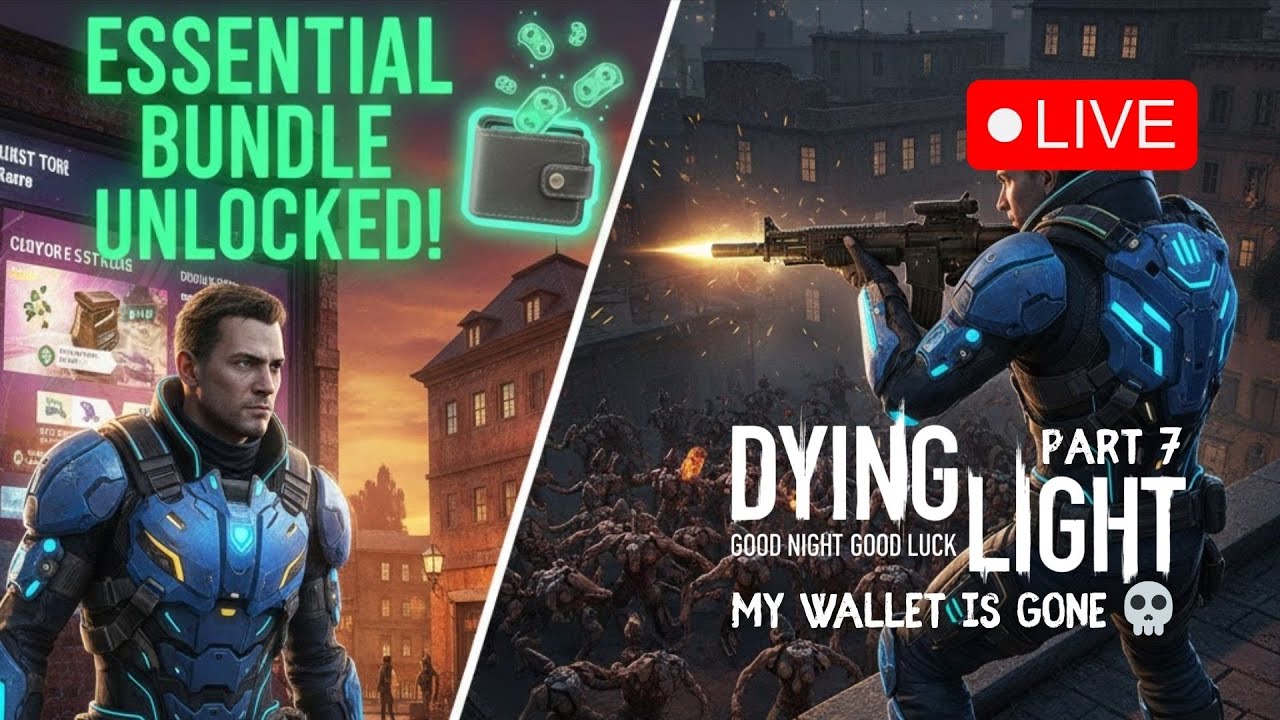 Dying Light [Part 7]: MY WALLET IS BROKE, BUT MY GEAR IS ELITE! 💸 | Live 🔴