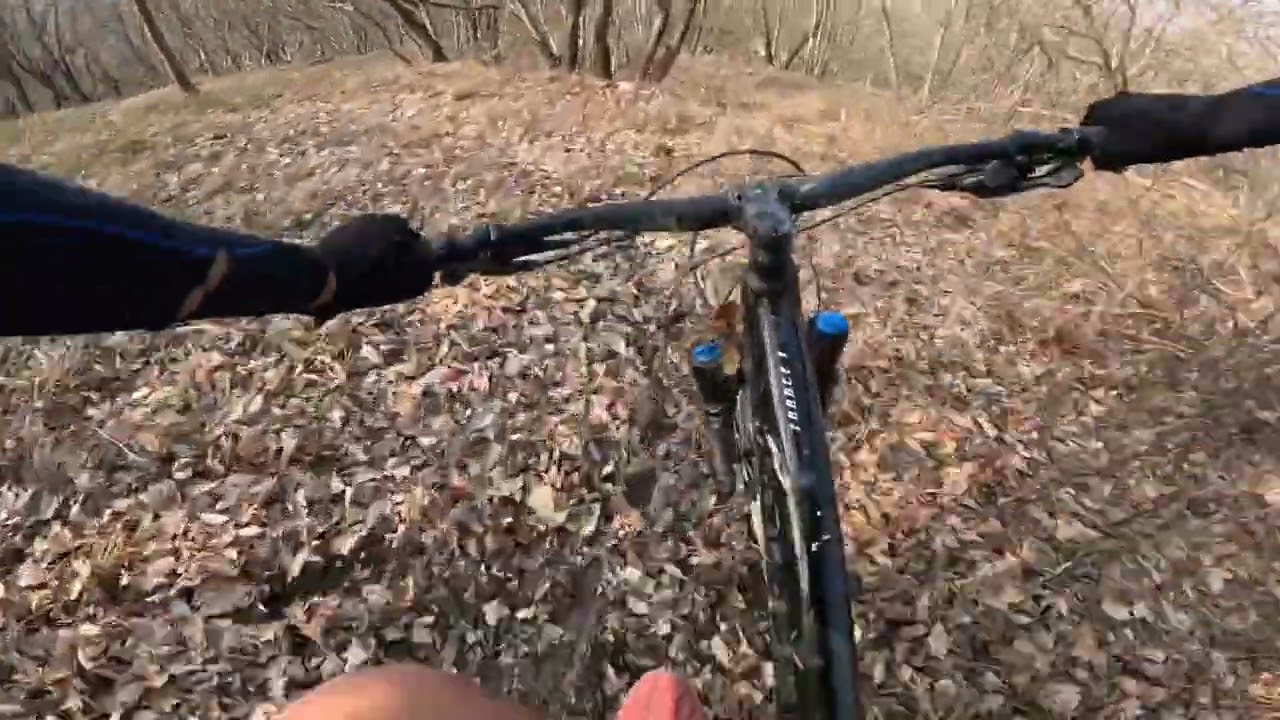 Primi salti dell'anno regolando le sospensioni sul sapone ⛰️🌲