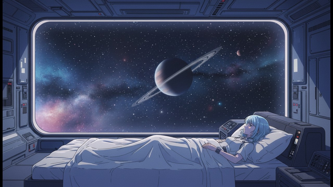 Lofi Beats Under Alien Skies | Quiet Space Station Ambience | Relax & Sleep🛌🌌👩&zwj;🚀🌠🚀