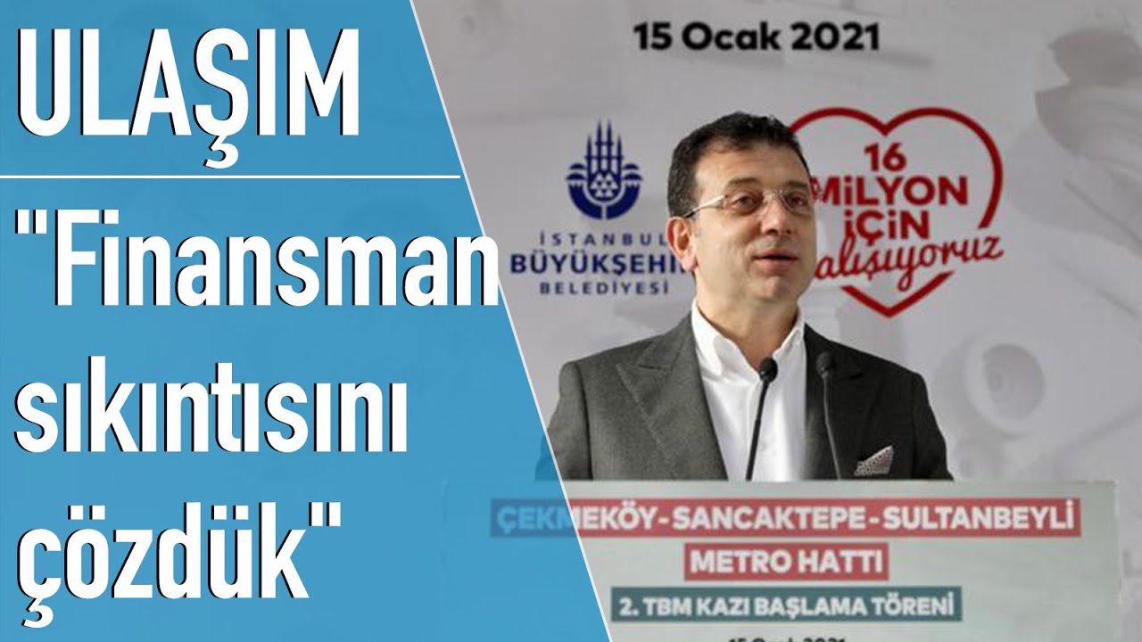 İmamoğlu: Hedef yılda 20 kilometre metro