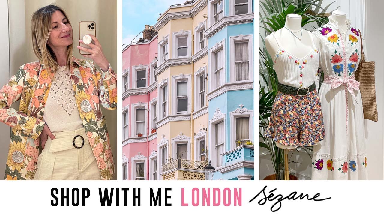 Sezane LONDON Store Tour Haul & Try-On  |  Shop With Me Vlog  | Spring 2022