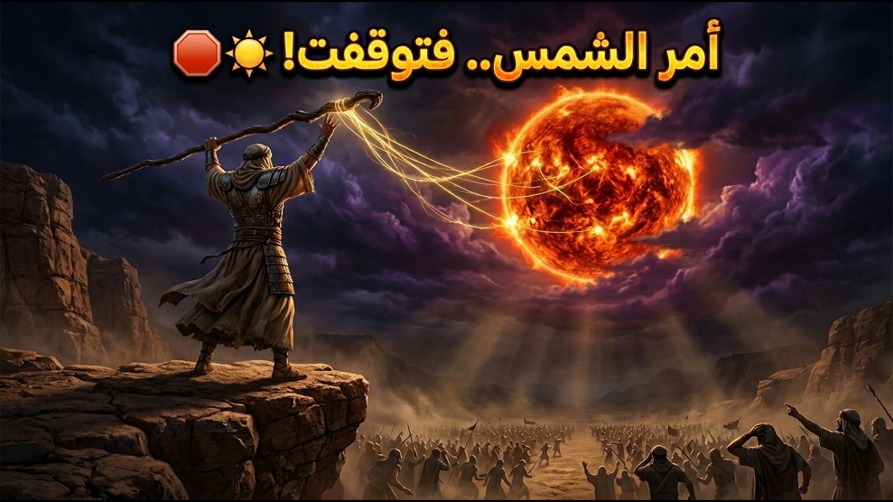 المعركة التي توقف فيها الزمن! ⏳ قصة النبي يوشع بن نون وفتح القدس