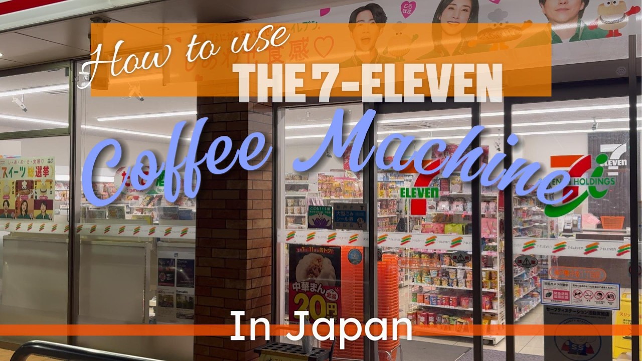 How to Use the Coffee Machine at 7-Eleven Japan ☕ | Easy Guide for Travelers