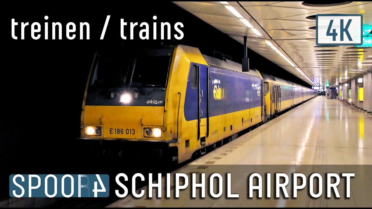 Treinen in Schiphol Airport - 20 november 2021