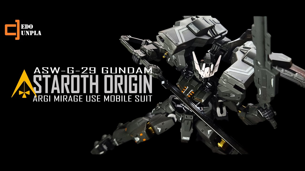 CUSTOM PAINTED GUNPLA#: 7 1/144 Gundam Astaroth Origin