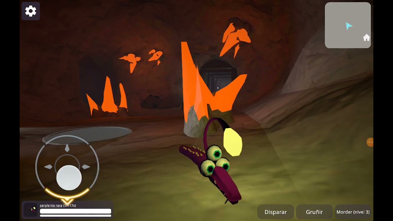 explorando la cueva de creature creator